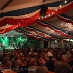 105. Röttinger Gauvolksfest in Röttingen (21 km von Rothenburg ob der Tauber)
