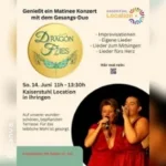 Dragonflies–Matineekonzert in Ihringen am Kaiserstuhl (25 km von Kippenheim)