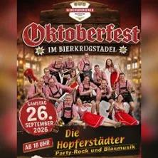 SCHUSSENRIEDER Oktoberfest | DIE HOPFERSTÄDTER – Party-Rock und Blasmusik in Bad Schussenried